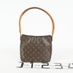 Louis Vuitton Looping MM M51146 Monogram Canvas Brown Shoulder Bag 09E032530011