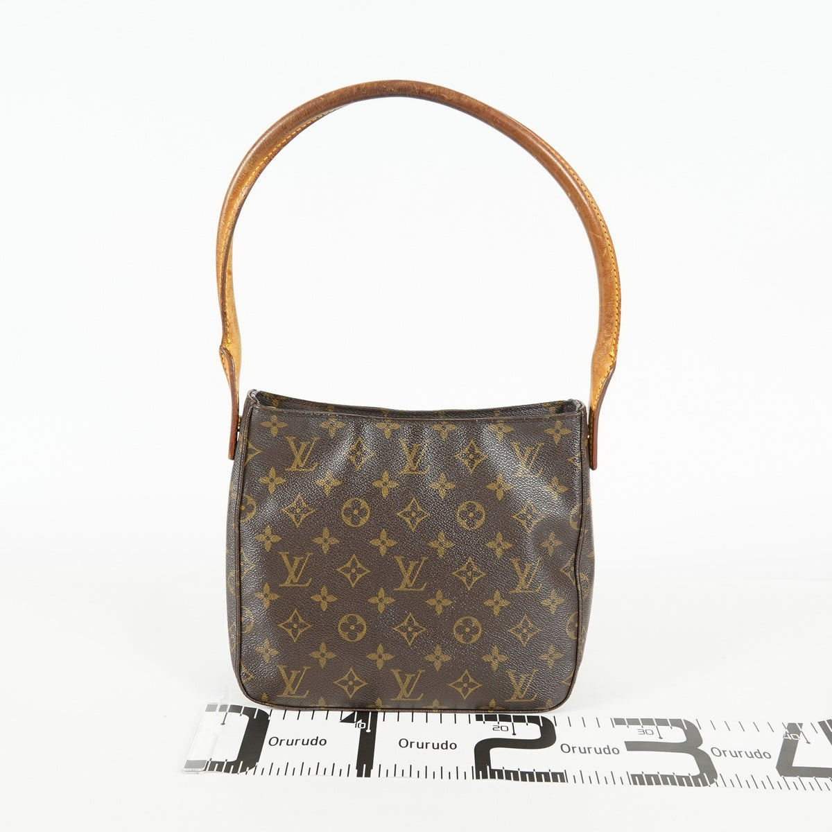 Louis Vuitton Looping MM M51146 Monogram Canvas Brown Shoulder Bag 09E032530011