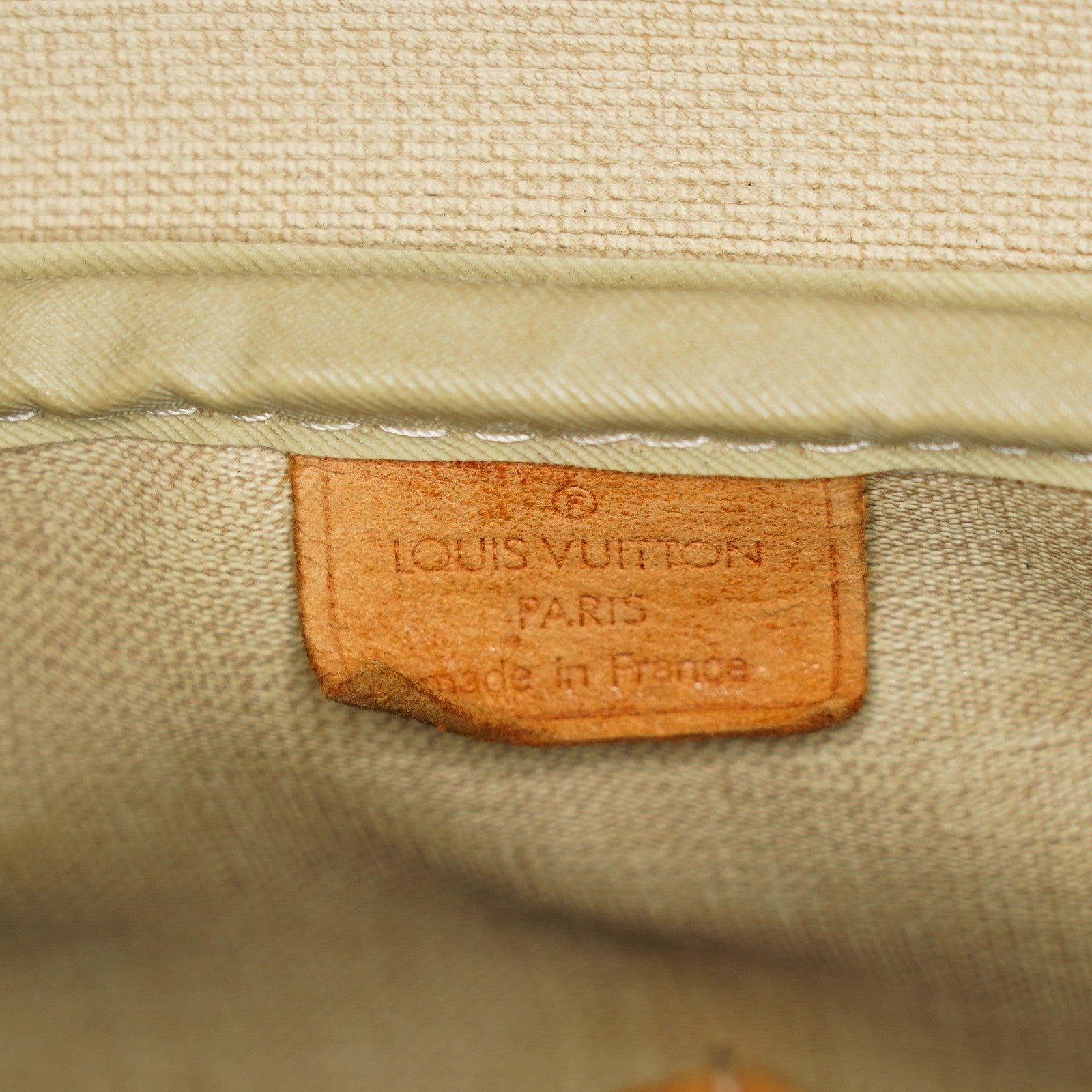 LOUIS VUITTON Deauville Handbag M47270 Monogram canvas Brown 06E022640012