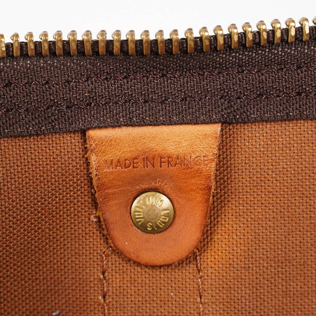 LOUIS VUITTON Keepall 50 Monogram Boston Bag Brown vintage M41426 05E274290013