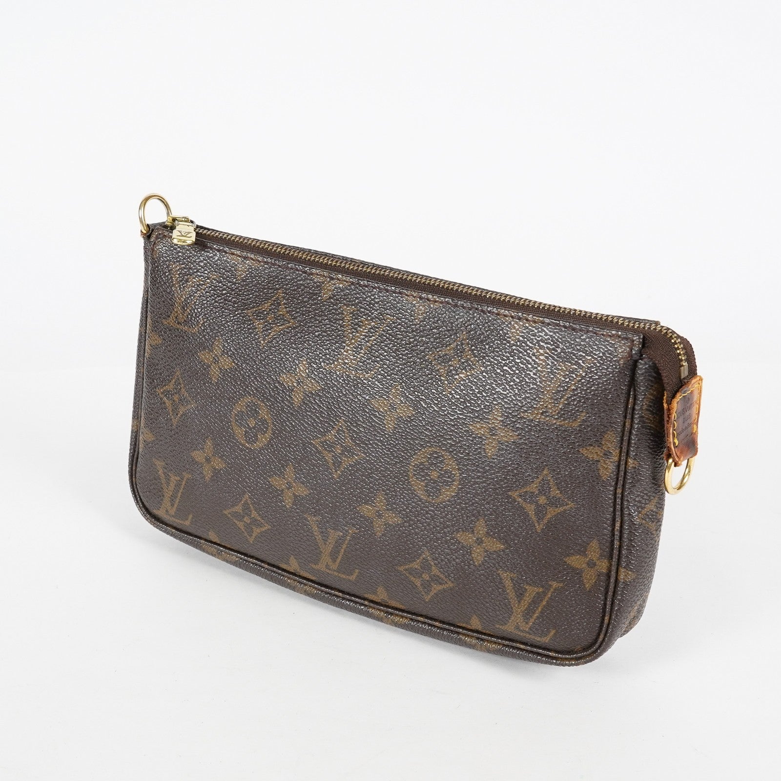 Louis Vuitton Pochette Accessoires Pouch M51980 Monogram Brown Used 07E082750007