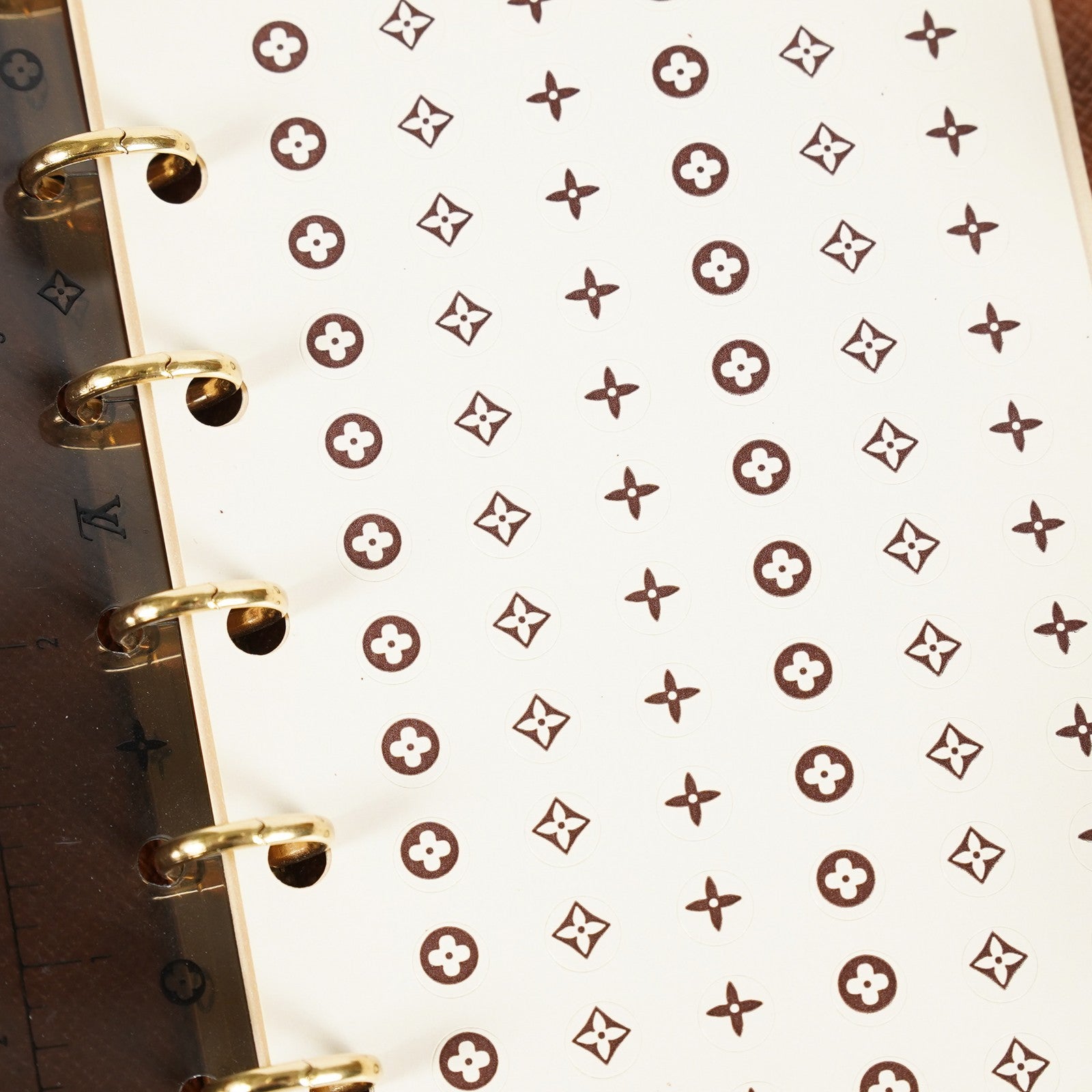 Louis Vuitton Monogram Agenda PM Notebook Cover R20005 Brown Used 08E21825007