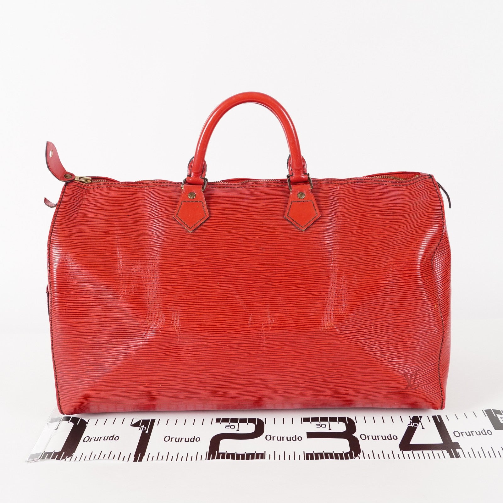 LOUIS VUITTON Epi Speedy 40 Boston Bag Handbag M42987 Women 02E024576025