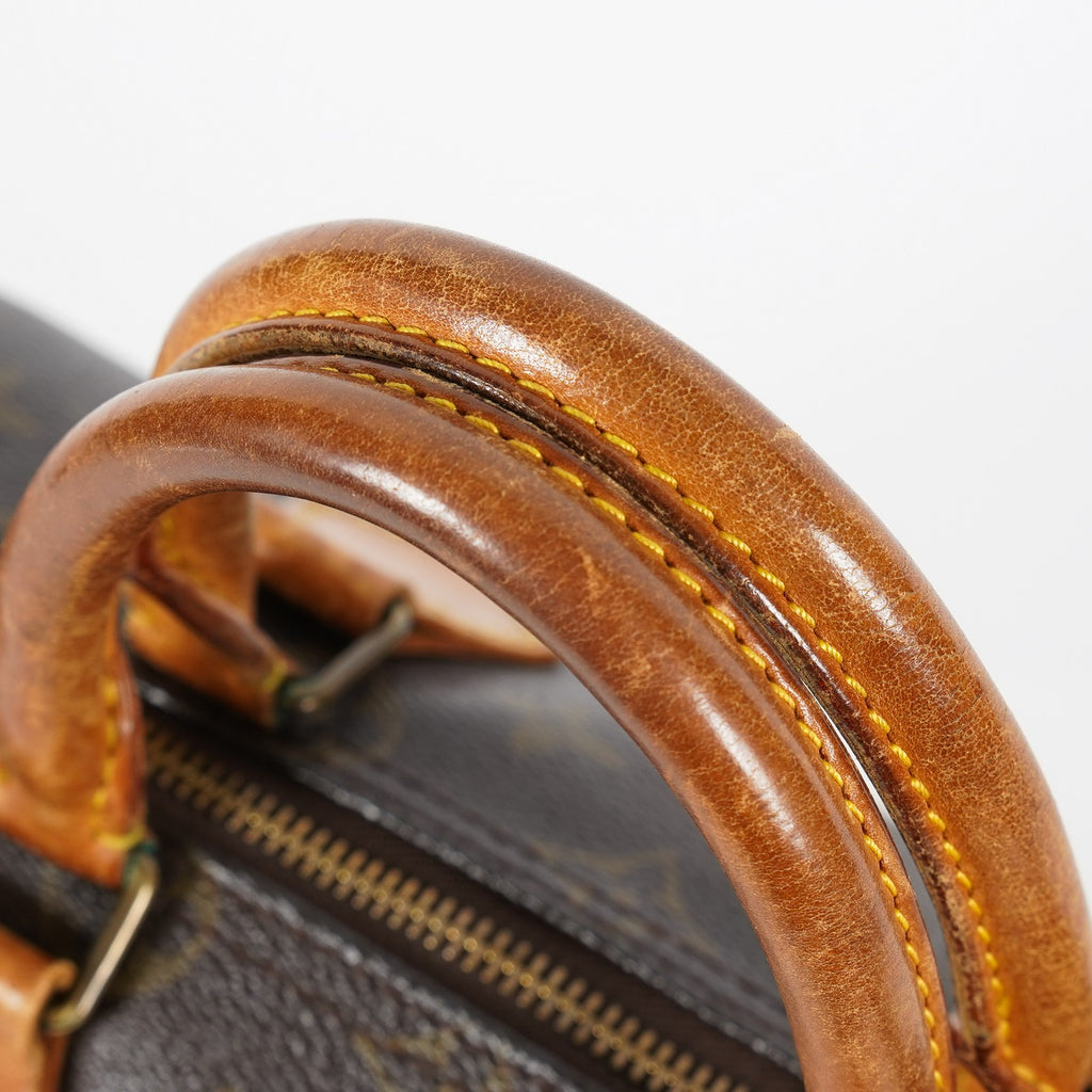 Louis Vuitton Speedy 25 M41528 Monogram Brown Boston Hand Bag Used 07E166270015