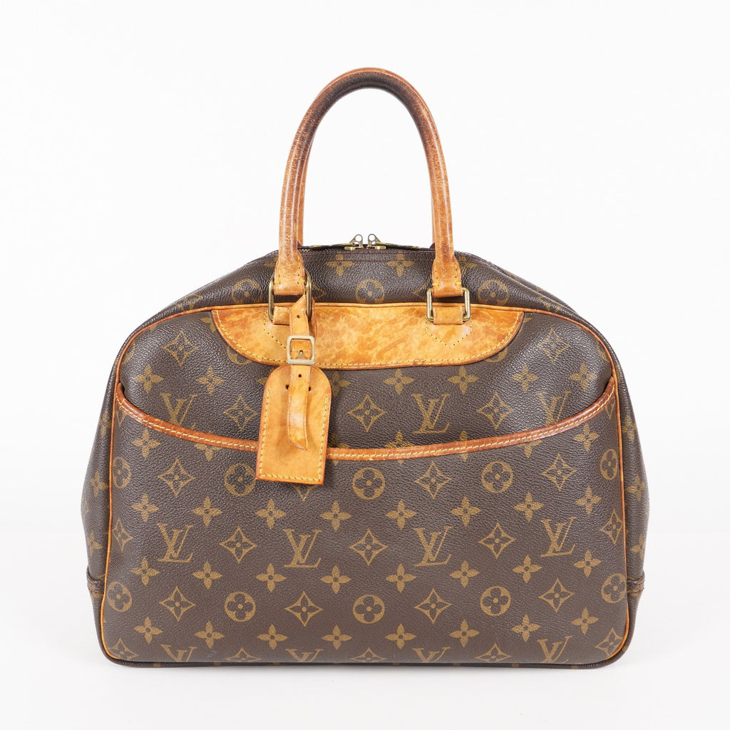 LOUIS VUITTON Deauville Handbag M47270 Monogram canvas Brown 06E102420010