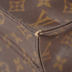 LOUIS VUITTON Sac Plat Handbag Monogram Canvas Brown M51140 06E092310012