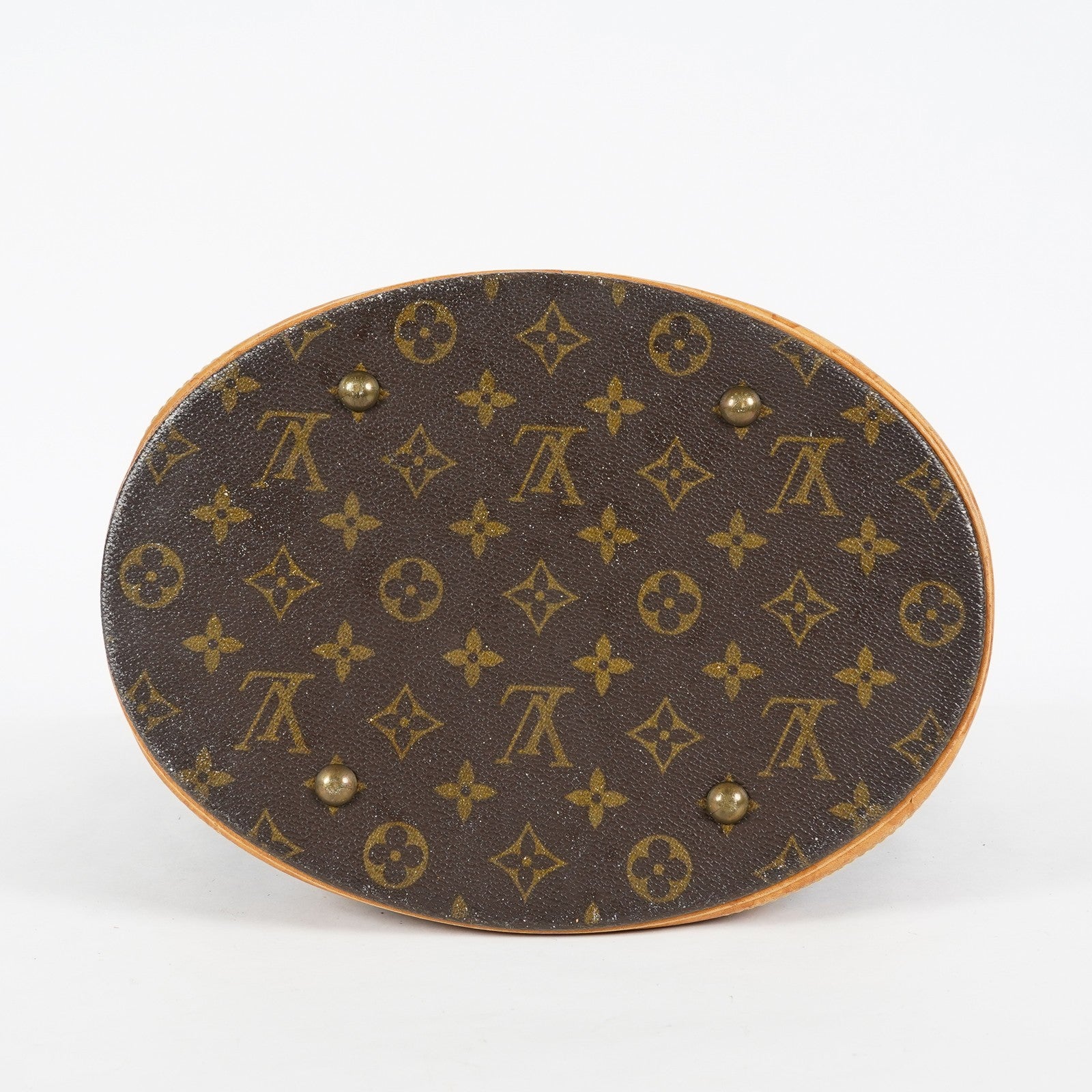 Louis Vuitton Monogram Bucket GM Shoulder Tote Bag Brown M42236 07E191760017