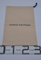 Louis Vuitton Dust Bag Storage Pouch Drawstring Beige Logo Authentic 28x47