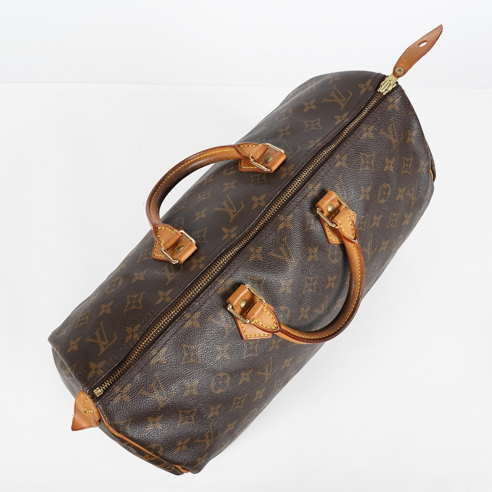 Louis Vuitton Speedy 35 M41522 Monogram Canvas Brown Handbag Used 08A274576003