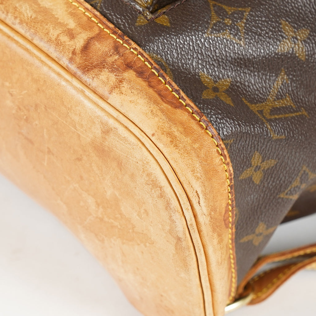 Louis Vuitton Montsouris GM M51135 Monogram Canvas Brown Backpack 09M434192108