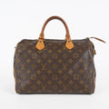 Louis Vuitton Speedy 30 M41526 Monogram Brown Canvas Handbag Used 08A124747603