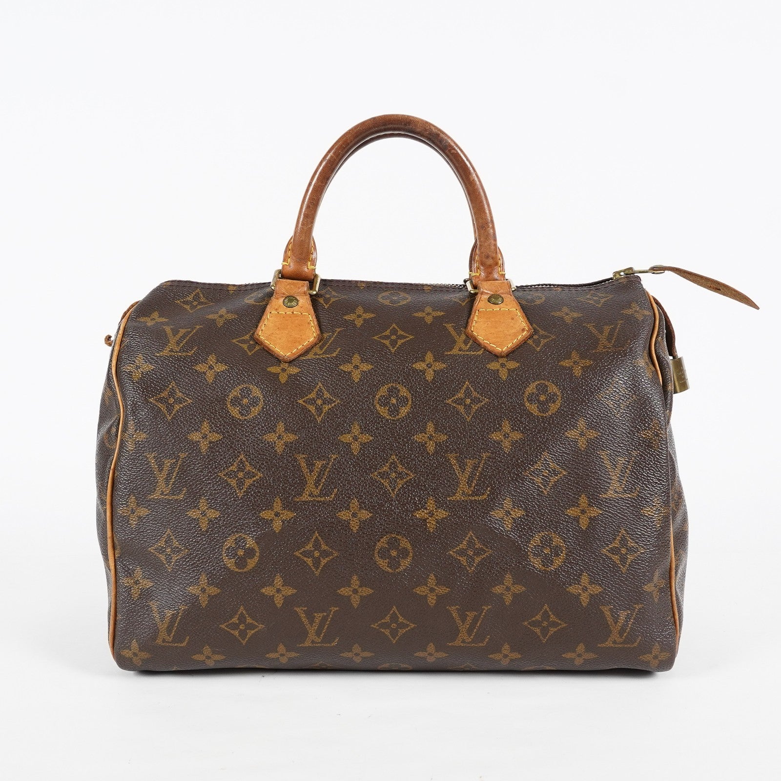 Louis Vuitton Speedy 30 M41526 Monogram Brown Canvas Handbag Used 08A124747603