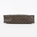 Louis Vuitton Sac Plat M51140 Monogram Brown Tote Bag Used Vintage 07E052310019