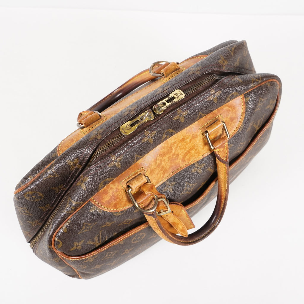 LOUIS VUITTON Deauville Handbag M47270 Monogram canvas Brown 06E102420010