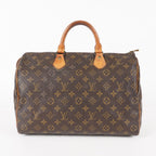 Authentic Louis Vuitton Monogram Speedy 35 Hand bag M41524 vintage 06E074070013