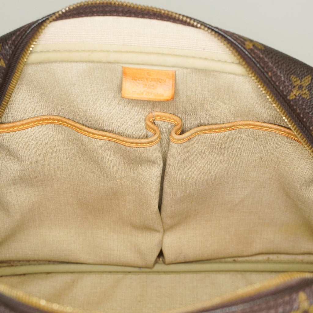 Louis Vuitton Deauville M47270 Monogram Canvas Brown Used Handbag 09M452945808
