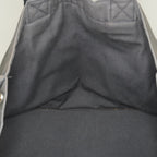 Hermes Fourre-Tout GM Gray Black Canvas Tote Bag Purse Used Vintage 08E11825007