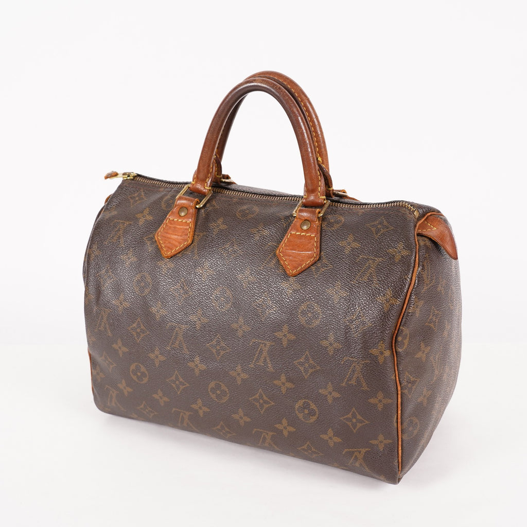 Authentic Louis Vuitton Monogram Speedy 30 Hand bag M41526 vintage 06E264070023