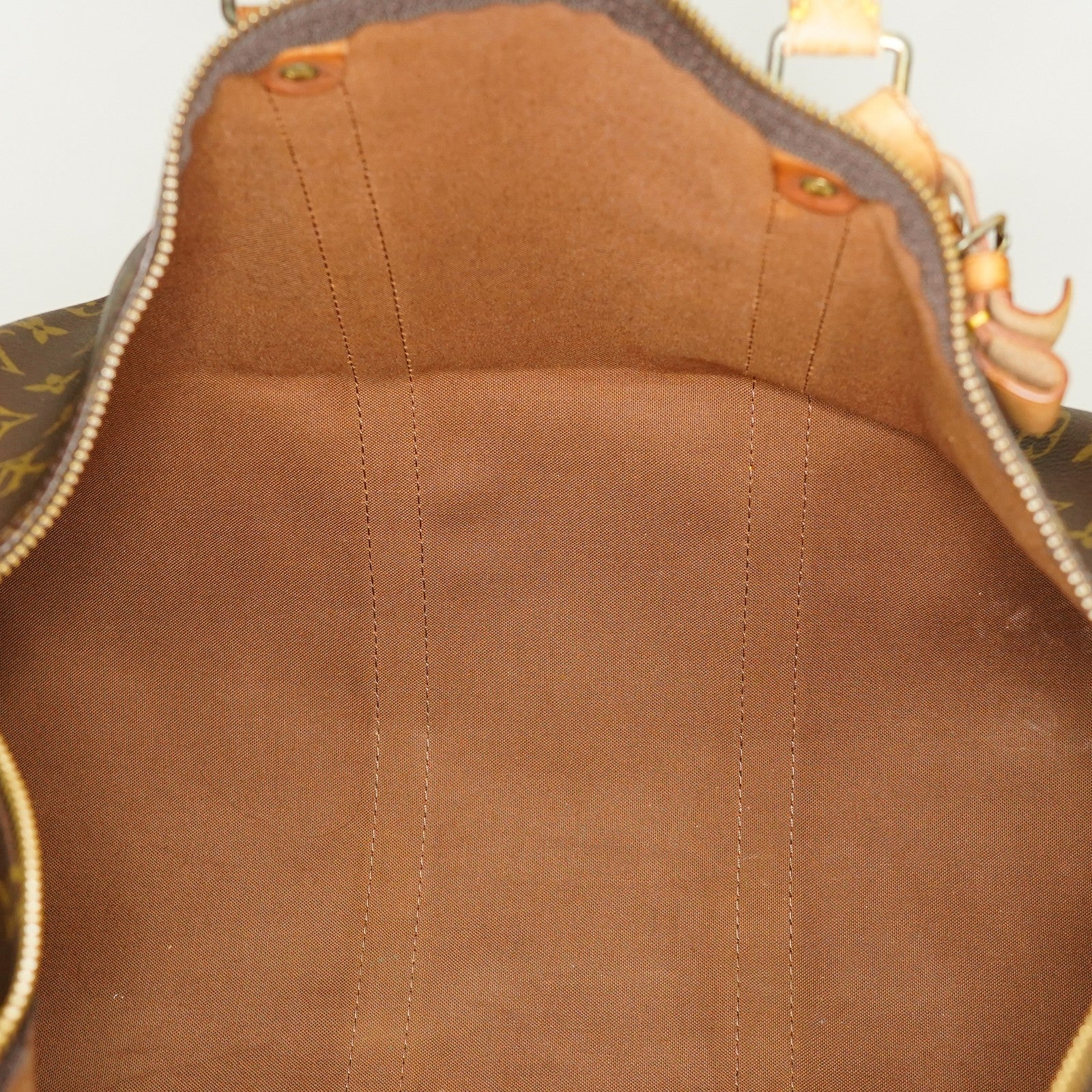 LOUIS VUITTON Keepall 50 Monogram Boston Bag Brown vintage M41426 05E274290013