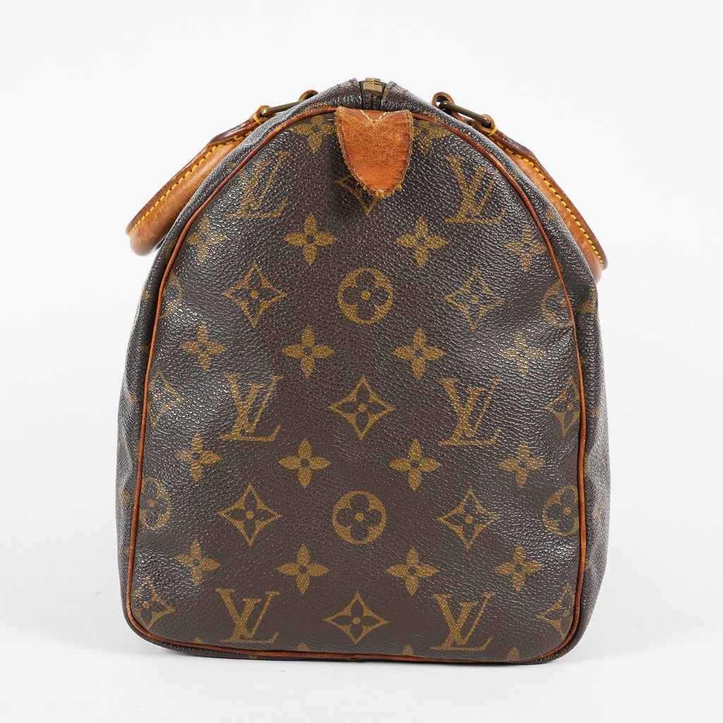 Louis Vuitton Speedy 30 M41526 Monogram Canvas Brown Used Handbag 08A045090803