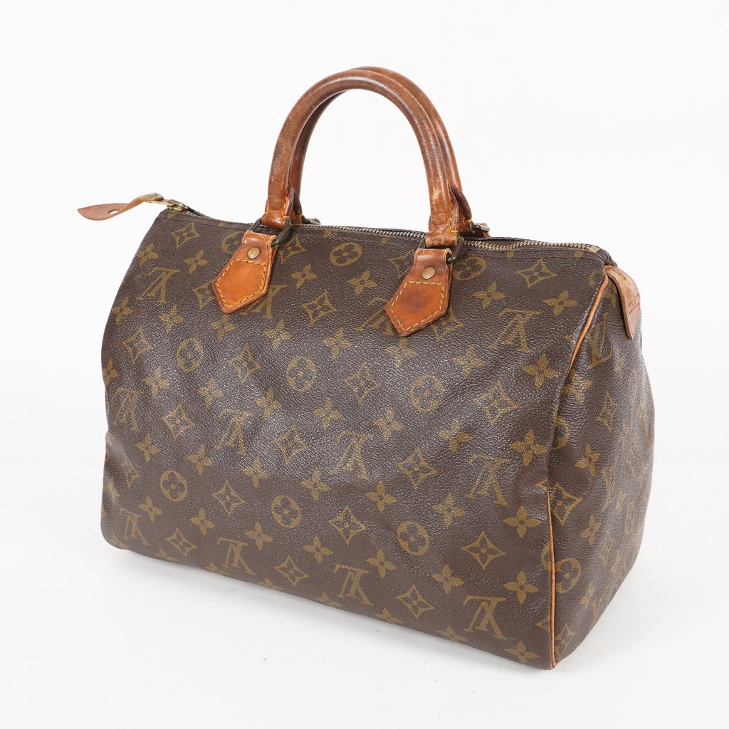 Authentic Louis Vuitton Monogram Speedy 30 Handbag vintage M41526 06E325720010
