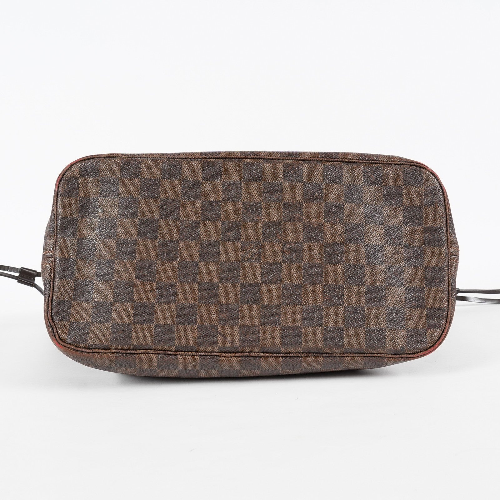 Louis Vuitton N51105 Damier Ebene Neverfull MM Tote Bag Brown Used 07E064730027