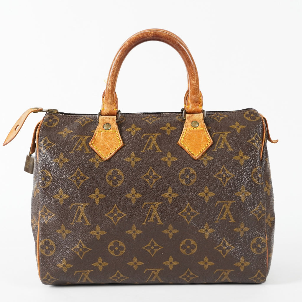 Authentic Louis Vuitton Monogram Speedy 25 M41528 Handbag vintage 03A186234827
