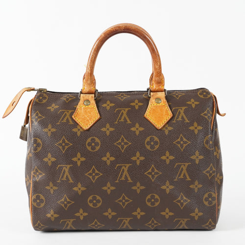 Authentic Louis Vuitton Monogram Speedy 25 M41528 Handbag vintage 03A186234827