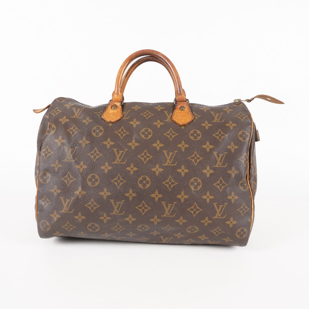 Authentic Louis Vuitton Monogram Speedy 35 Handbag vintage M41524 05E075940029