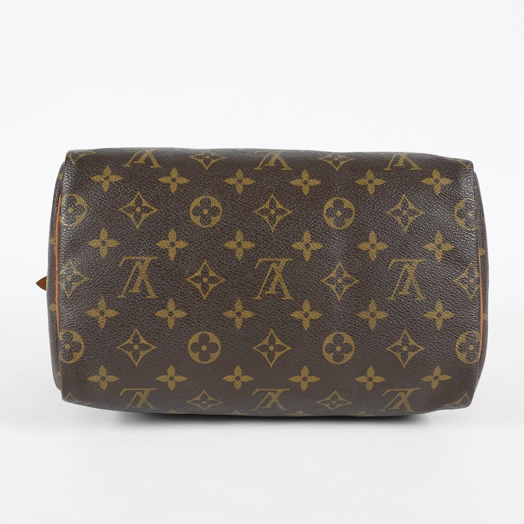 Louis Vuitton Speedy 25 Monogram Canvas Brown Handbag M41528 Used 07A047493208