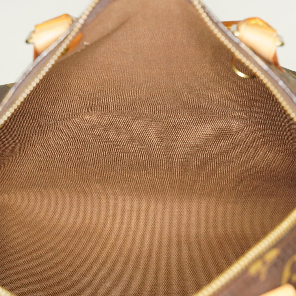 Louis Vuitton Speedy 30 Monogram Canvas Brown Hand Bag Used M41526 07A037035614