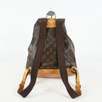 Louis Vuitton Montsouris GM M51135 Monogram Canvas Brown Backpack 09M024532016