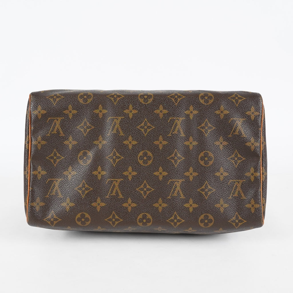 Louis Vuitton Speedy 30 Monogram Canvas Brown Hand Bag Used M41526 07A037035614