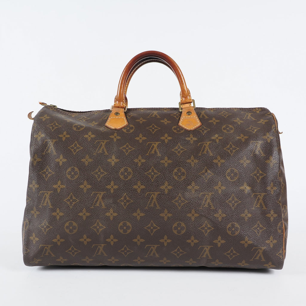 Authentic Louis Vuitton Monogram Speedy 40 Hand Boston Bag M41522 04A345090807