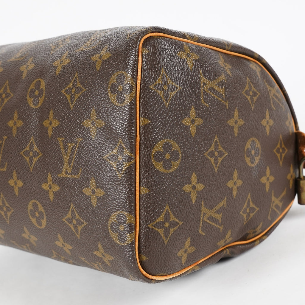 Louis Vuitton Speedy 25 M41109 Monogram Brown Boston Hand Bag Used 07E148030015