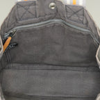 Hermes Fourre-Tout PM Tote Bag Canvas Gray Used Vintage Handbag 07E13825007