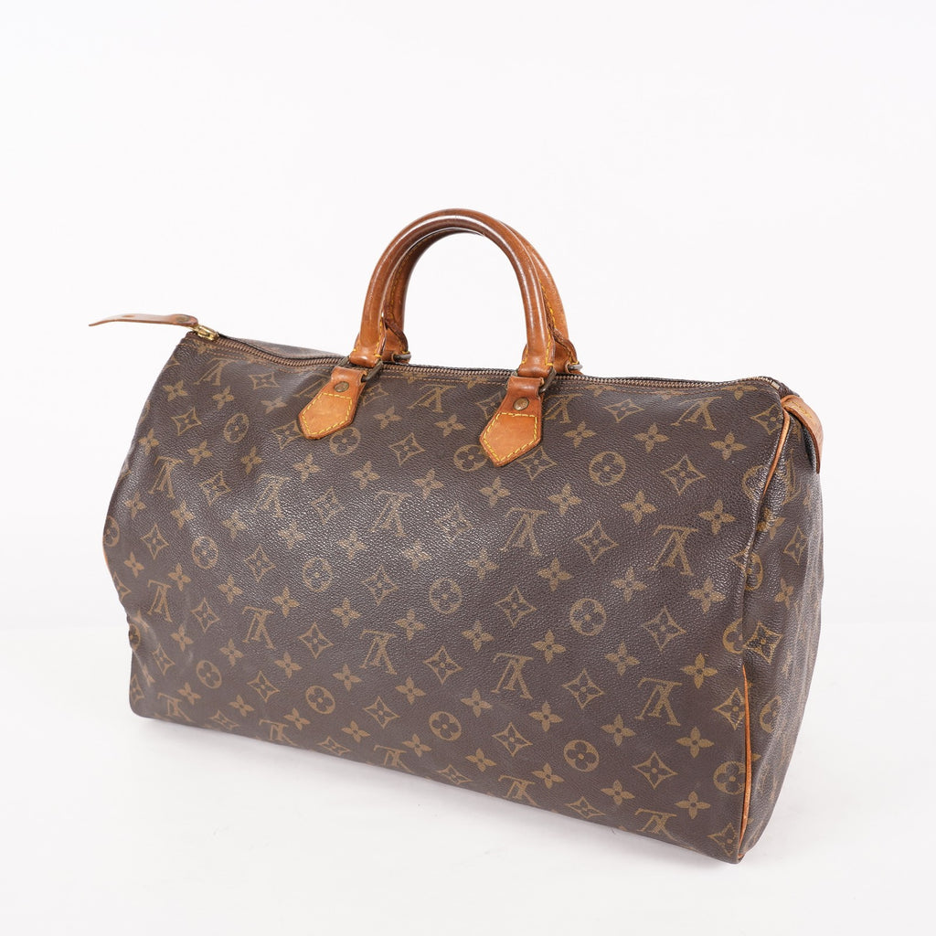 Authentic Louis Vuitton Monogram Speedy 40 Hand M41522 Boston Bag 06E094400021