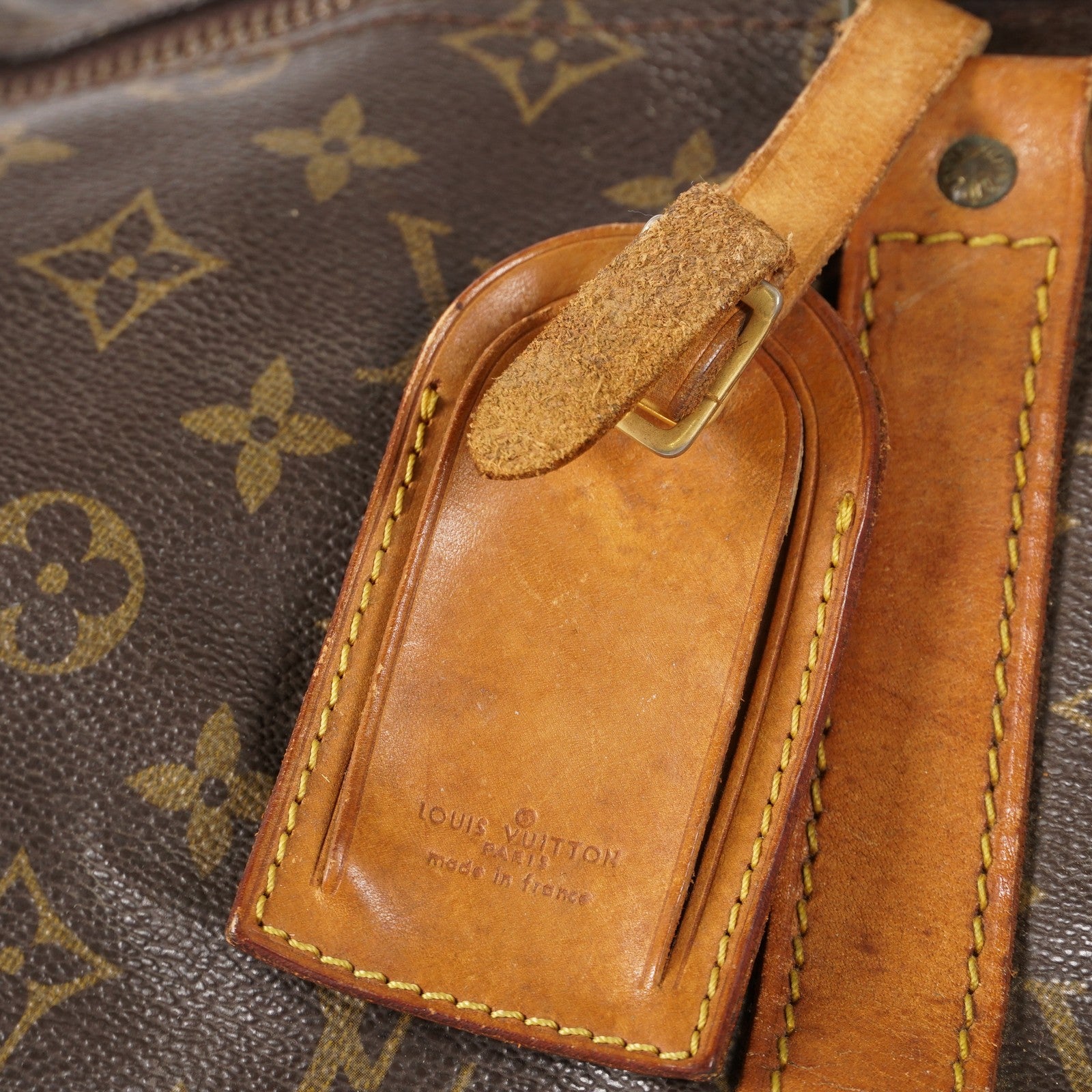 LOUIS VUITTON Keepall 50 Monogram Boston Bag Brown vintage M41426 01E143520022