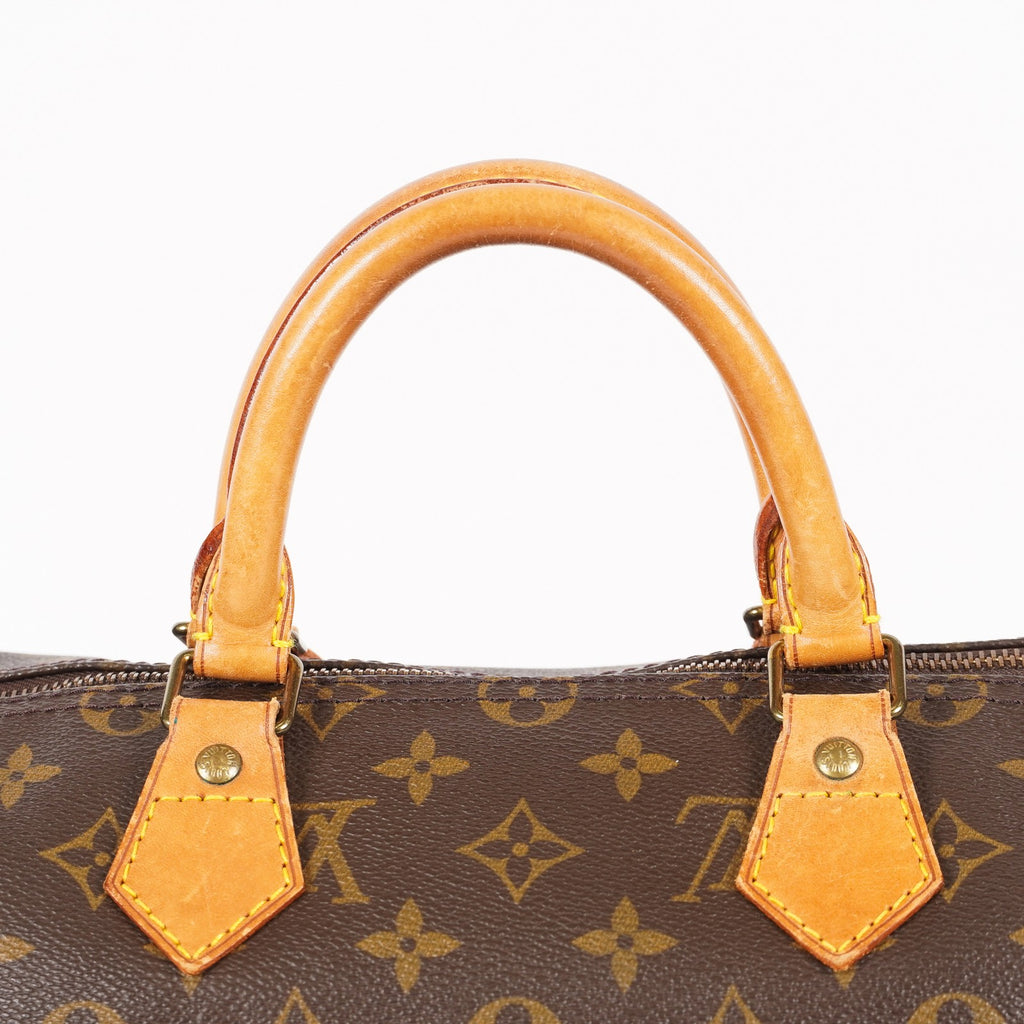 Authentic Louis Vuitton Monogram Speedy 35 M41524 Handbag used 06E566520803
