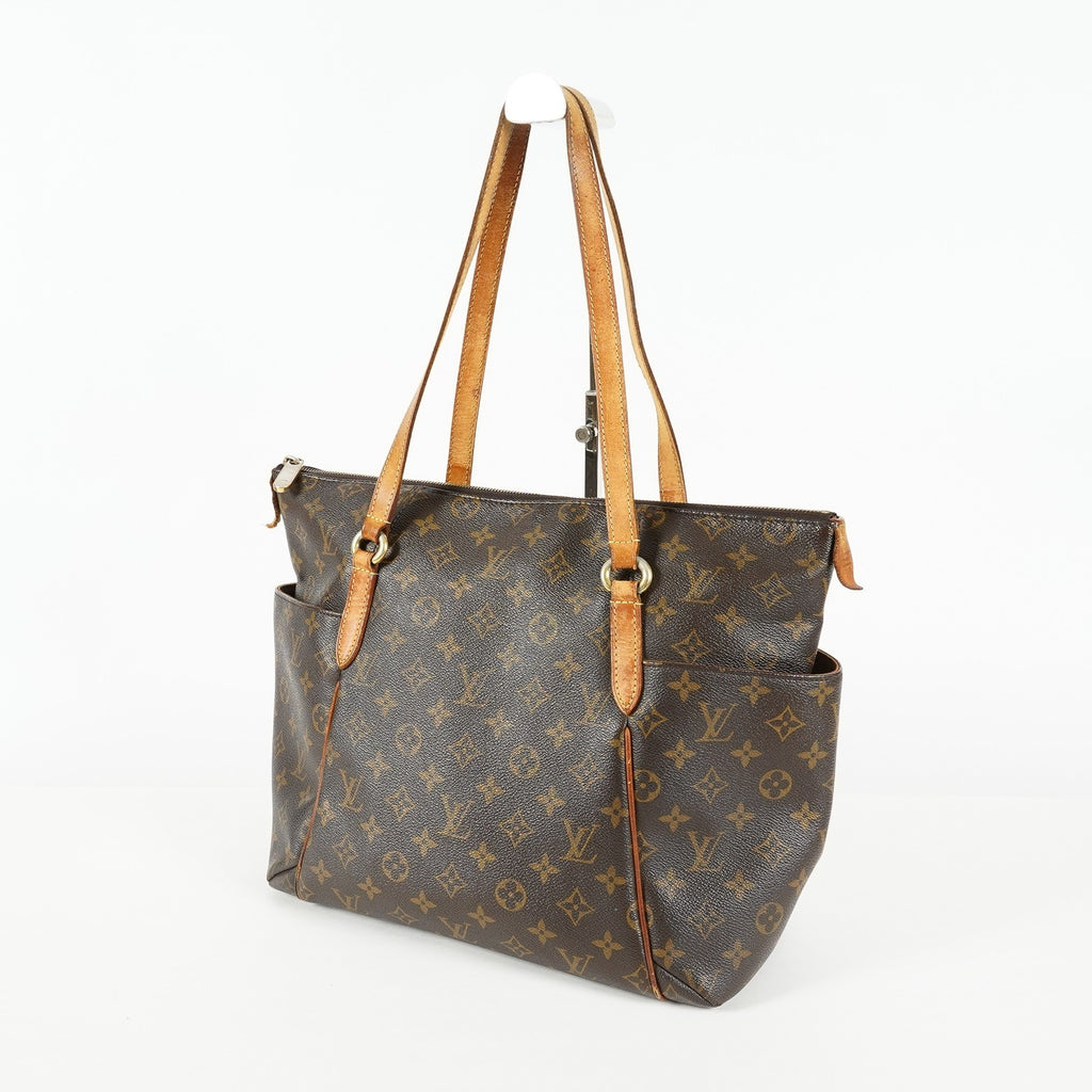 Louis Vuitton Totally MM M56689 Monogram Canvas Brown Used Tote Bag 09A033432009