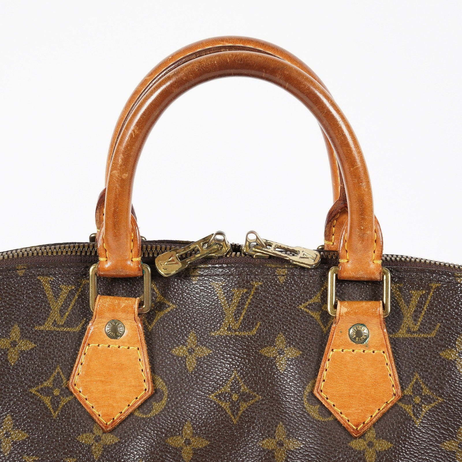 Louis Vuitton Alma PM Handbag M51130 Monogram Canvas Brown Vintage 08A293088803