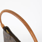 Louis Vuitton Looping GM Monogram Brown Shoulder Bag M51145 Vintage 07E163300012