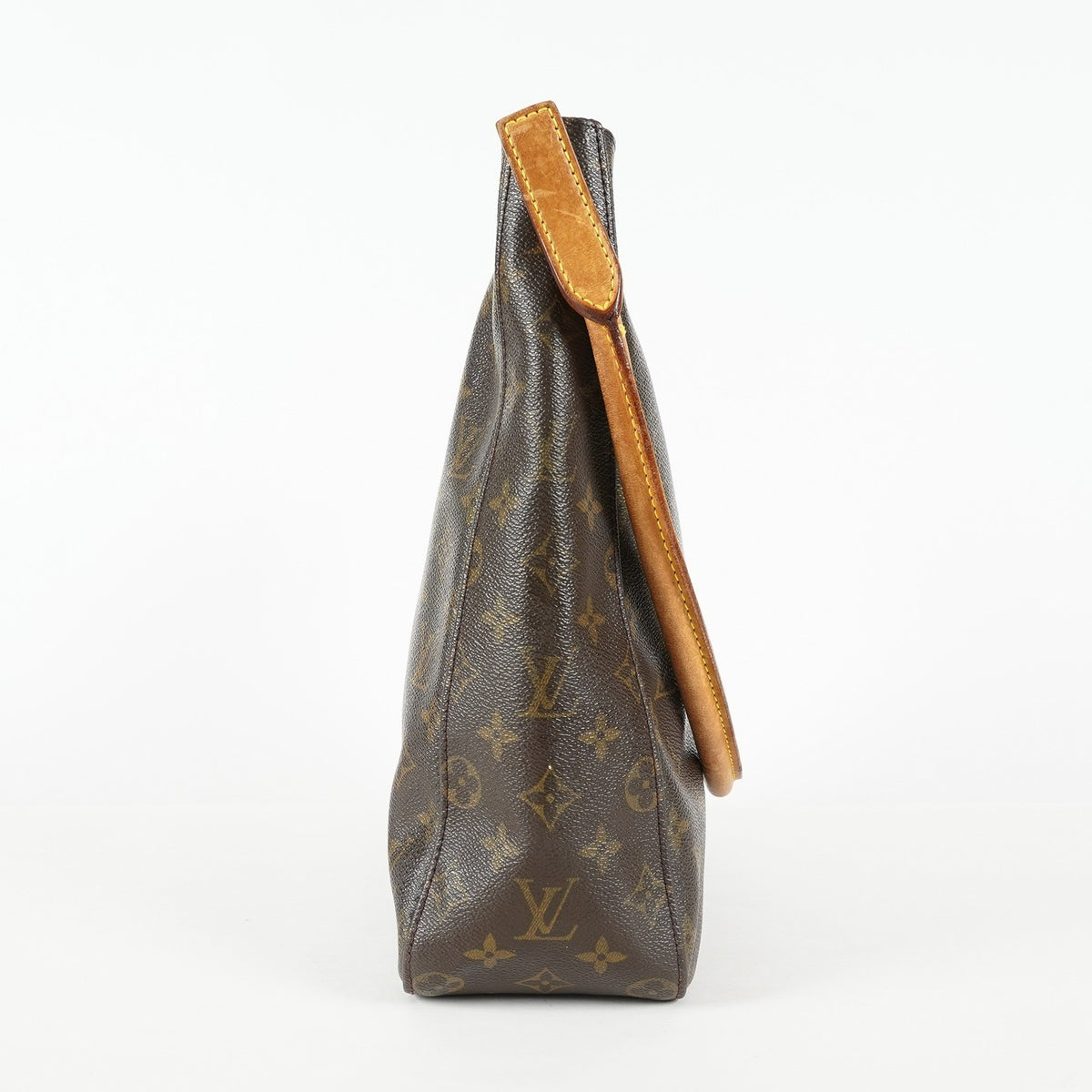 Louis Vuitton Looping GM M51145 Monogram Canvas Brown Shoulder Bag 09E183410010