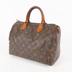 Authentic Louis Vuitton Monogram Speedy 30 Handbag vintage M41526 06E373520002