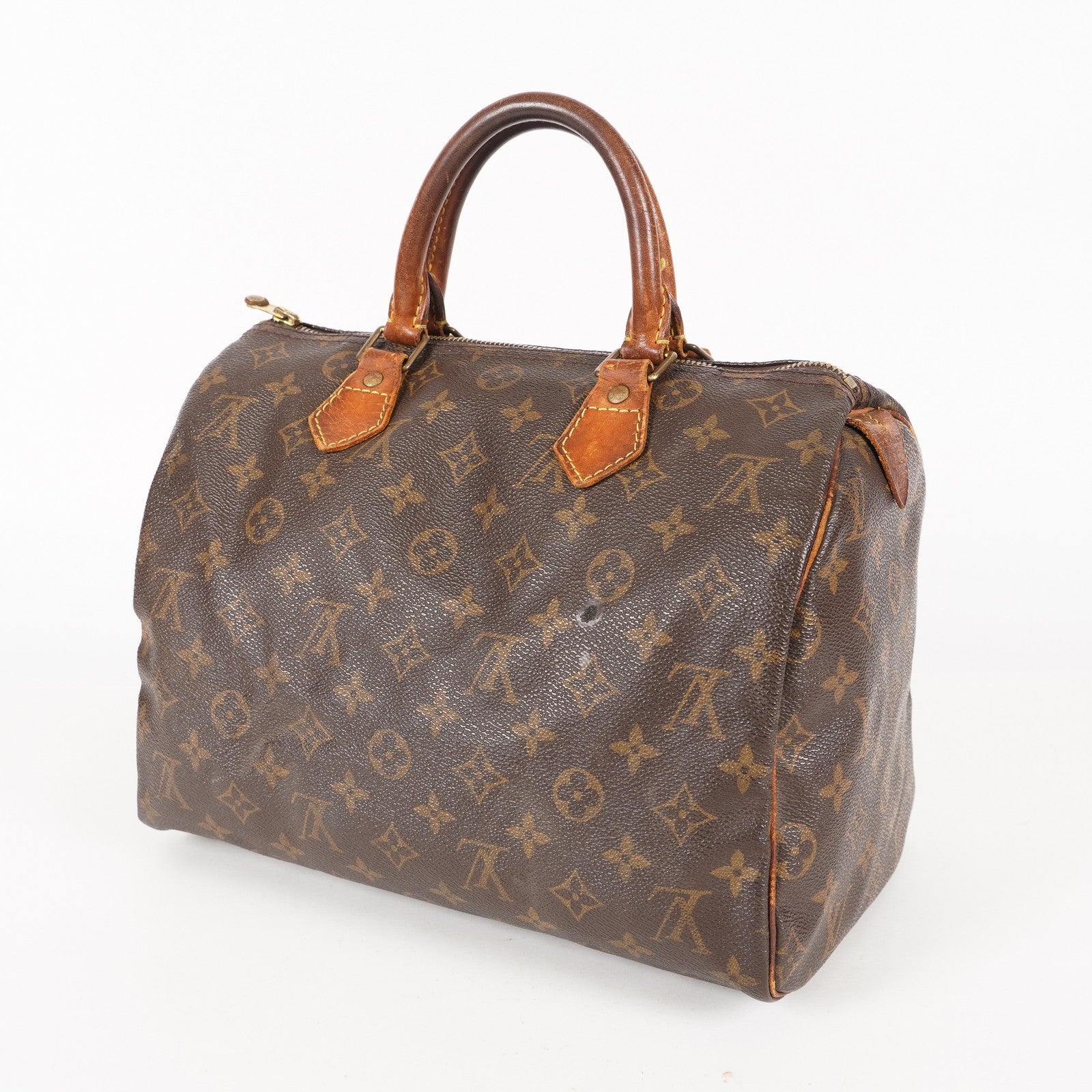 Authentic Louis Vuitton Monogram Speedy 30 Handbag vintage M41526 06E373520002