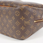 LOUIS VUITTON Deauville Handbag M47270 Monogram canvas Brown 06E022640012