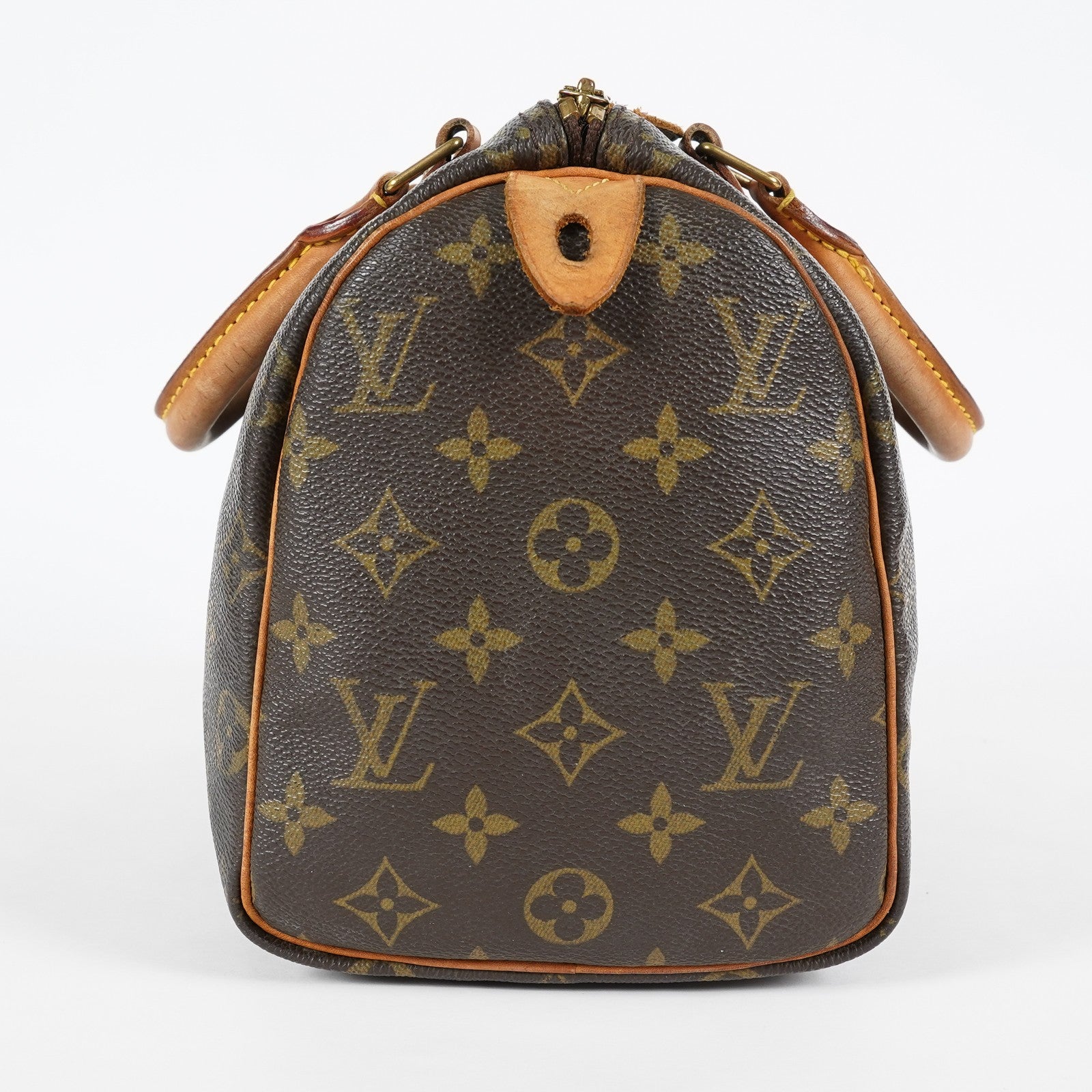 Louis Vuitton Speedy 25 Monogram Canvas Brown Handbag M41528 Used 07A047493208
