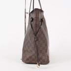 Louis Vuitton Neverfull MM Damier Ebene Red Interior Tote 05E053410016