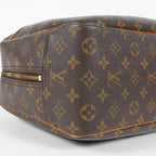 Louis Vuitton Deauville Monogram Canvas Brown Handbag M47270 Used 07E132640030