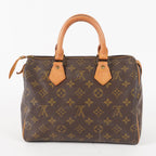 Authentic Louis Vuitton Monogram Speedy 25 Handbag  M41528 vintage 03E4910120011